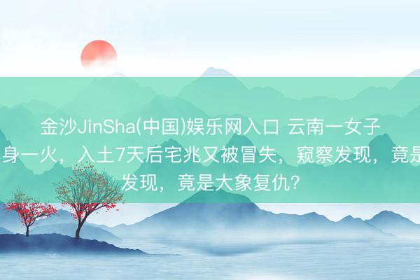 金沙JinSha(中国)娱乐网入口 云南一女子遭大象要紧身一火，入土7天后宅兆又被冒失，窥察发现，竟是大象复仇？