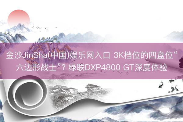 金沙JinSha(中国)娱乐网入口 3K档位的四盘位“六边形战士”? 绿联DXP4800 GT深度体验