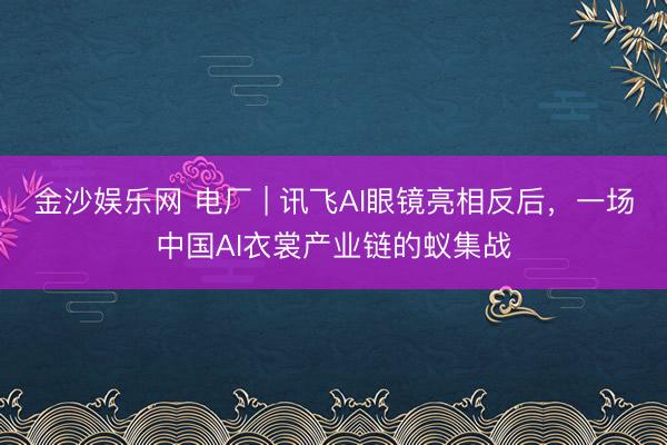金沙娱乐网 电厂 | 讯飞AI眼镜亮相反后，一场中国AI衣裳产业链的蚁集战